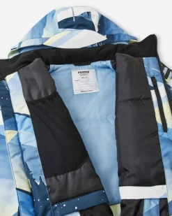 Reima lasten laskettelutakki Tirro, Sininen kuosi