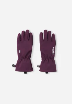 Reima softshell käsineet, TEHDEN SOFTSHELL GLOVES Viininpunainen
