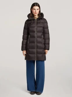 Reset naisten untuvatakki, NAGOYA Tummanruskea