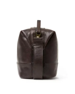 Saddler toilettilaukku Cay Toiletry Bag, tummanruskea