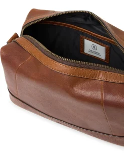 Saddler toilettilaukku Cay Toiletry Bag, keskiruskea