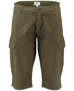 Salt miesten cargoshortsit, SALT STRECH TWILL CARGO CAPRI Armeijanvihreä