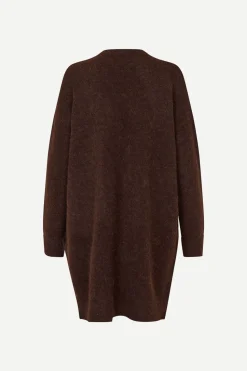 SAMSOE & SAMSOE naisten neuletakki, NOR CARDIGAN 7355 TUMMANRUSKEA