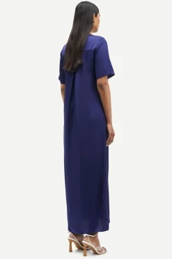 Samsoe and Samsoe naisten mekko, SADENISE LONG DRESS 14905 Sininen