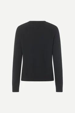 Samsoe and Samsoe, Naisten Neulepaita, Boston O-Neck 6304 Musta