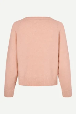 Samsoe and Samsoe, Naisten Neulepaita, Nor O-N Short Vaaleanpunainen