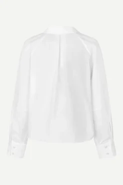 Samsoe and Samsoe naisten paitapusero, SAKYA SHIRT 15756 Valkoinen