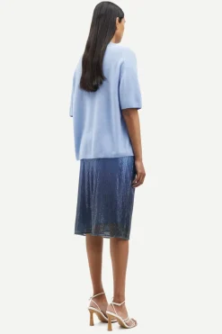 Samsoe and Samsoe naisten hame, AD-SAAGNETA SKIRT 15160 Vaaleansininen