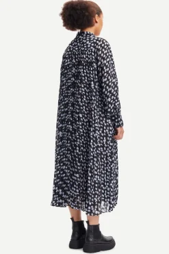 Samsoe and Samsoe Naisten Mekko DOROTHE DRESS AOP 14018 Sininen Kuosi