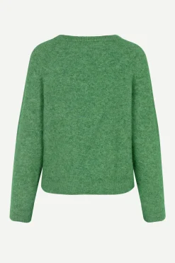 Samsoe and Samsoe, Naisten Neulepaita, Nor O-N Short Ruohonvihreä