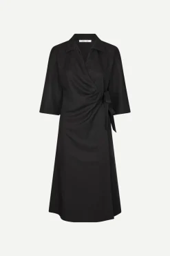 Samsoe and Samsoe Naisten Midimekko, SAHANI DRESS 15151 Musta