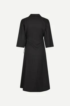 Samsoe and Samsoe Naisten Midimekko, SAHANI DRESS 15151 Musta
