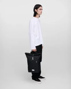 Sandqvist reppu, GROUND ROLLTOP BACKPACK L Musta