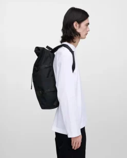 Sandqvist reppu, ICON ROLLTOP BACKPACK L Musta