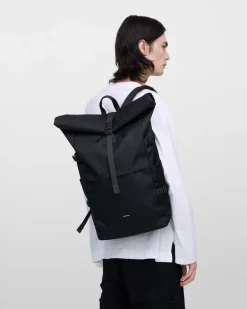 Sandqvist reppu, ICON ROLLTOP BACKPACK L Musta
