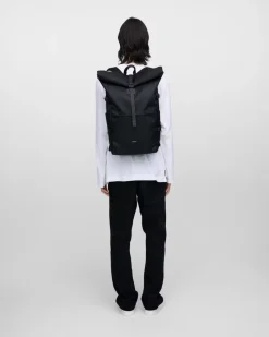 Sandqvist reppu, ICON ROLLTOP BACKPACK L Musta