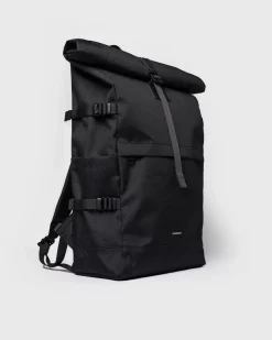 Sandqvist reppu, ICON ROLLTOP BACKPACK L Musta