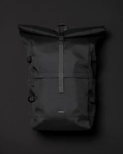 Sandqvist reppu, ICON ROLLTOP BACKPACK L Musta