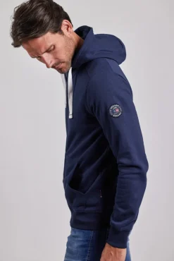 Sebago miesten huppari, AUTHENTIC LOGO HOODIE Tummansininen