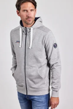 Sebago miesten huppari, AUTHENTIC LOGO HOODIE Keskiharmaa