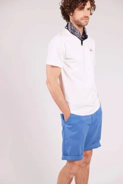 Sebago miesten shortsit, BELTED BERMUDA SHORTS Vaaleansininen