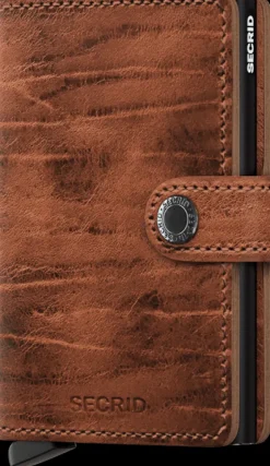 Secrid Korttikotelo, MINIWALLET WHISKEY Keskiruskea