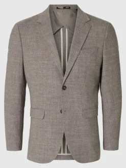 Selected bleiseri, OASIS LINEN Keskiruskea