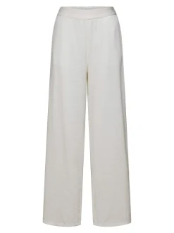 Selected Femme housut, SLFDESIREE MW PANT Luonnonvalkoinen