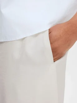 Selected Femme housut, SLFDESIREE MW PANT Luonnonvalkoinen