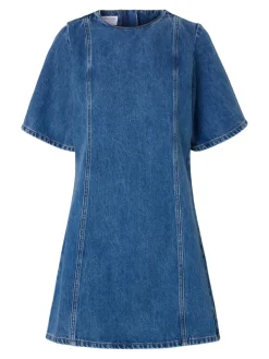 Selected Femme Mekko, SLFrie 2/4 Short Dress Indigo