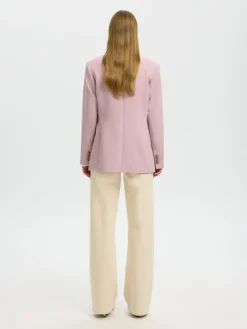 Selected Femme naisten bleiseri AD-SLFRITA LS CLASSIC, Bleached Mauve Melan