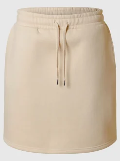 Selected Femme naisten hame, SLFLISA HANKIE MW SHORT SKIRT Vaalea Beige