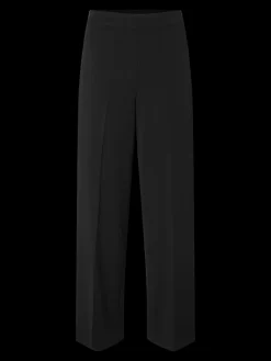 Selected Femme Naisten Housut, SLFEMMA-TARA MW WIDE PANT Black
