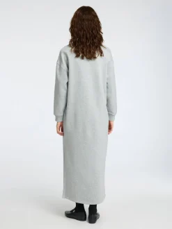 Selected Femme naisten mekko, SLFGIA LS ANKLE DRESS Vaaleanharmaa