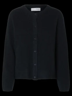 Selected Femme naisten neuletakki, SLFLULU NEW LS KNIT CARDIGAN Dark Sapphire Melange