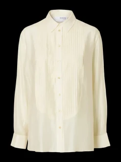 Selected Femme naisten paitapusero SLFIRIS RELAXED LS SHIRT B, Angora