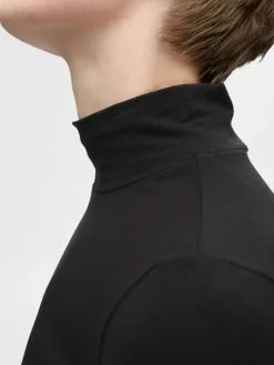 Selected Femme Naisten Paita, SLFMANJA LS HIGH NECK NOOS Black