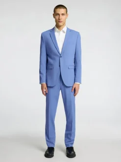 Selected Homme Miesten Housut, LIAM TRS FLEX NOS Sininen