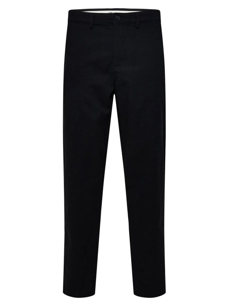 Selected housut, MILES BRUSHED PANTS Tummanharmaa