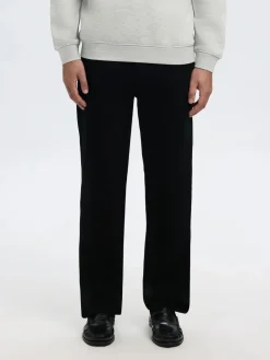 Selected Miesten Farkut, 196-Straight Ben Stay Black 600 Jeans Black Denim