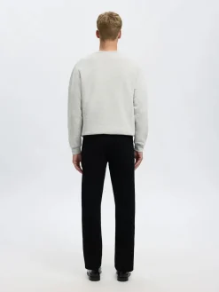 Selected Miesten Farkut, 196-Straight Ben Stay Black 600 Jeans Black Denim