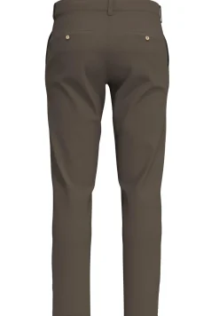 Selected, Miesten Housut, NEW MILES FLEX CHINO NOS Tummanruskea