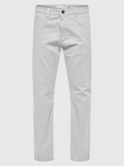 Selected, Miesten Housut, NEW MILES FLEX CHINO NOS Valkoinen