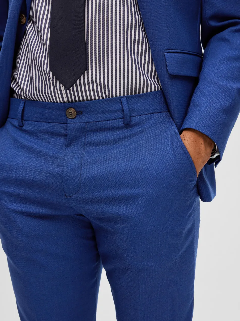 Selected miesten housut SLHSLIM-NEIL TRS, sininen