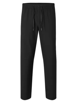 Selected miesten housut SLH196-Straight Robert String Pant, musta