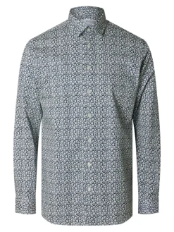 Selected Miesten Kauluspaita, SLIM PERFORMANCE SHIRT Navy