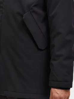 Selected Miesten Lyhyt Talvitakki, PEEL COAT NOS Musta