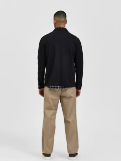 Selected Miesten Paitatakki Jackie Sweat Jacket Black