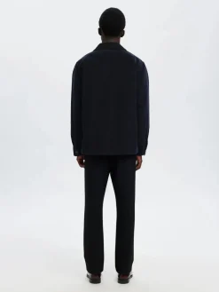 Selected miesten paitatakki, SLHREGTATE CORD OVERSHIRT Sky Captain