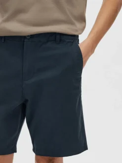 Selected miesten shortsit, REGULAR BILL SHORTS Tummansininen